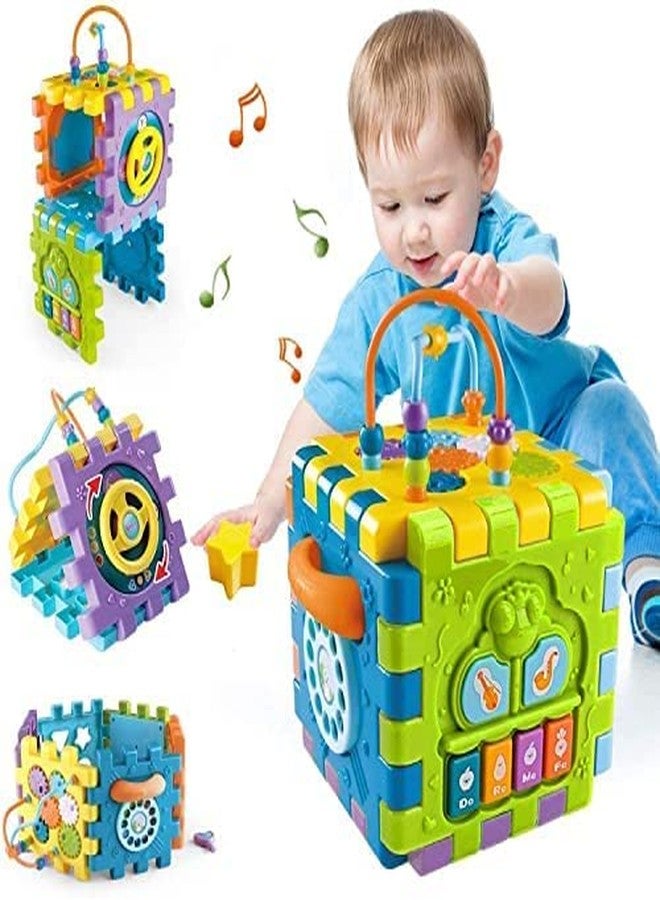 Invite Enterprise 6 in 1 Baby Activity Cube, Early Educational Musical Activity Toys, Multipurpose Play Centre for Toddlers and Kids, Skill Improvement Educational Game Toys Baby Toys Age 12 Months - Image 3